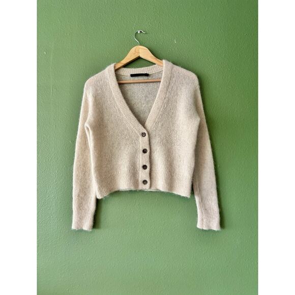 Jenni Kayne Cream Cardigan Sweater - Picture 3 of 8